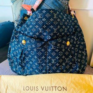 🟦🟡🔷Vintage LV Denim Daily GM🔷🟡🟦